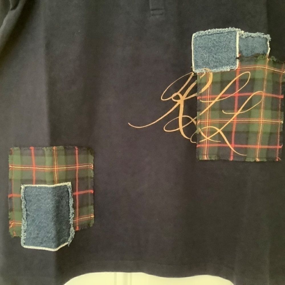 NWT ralph LAUREN Patchwork Piqué Polo Shirt SIZE US 1X - Picture 10 of 16